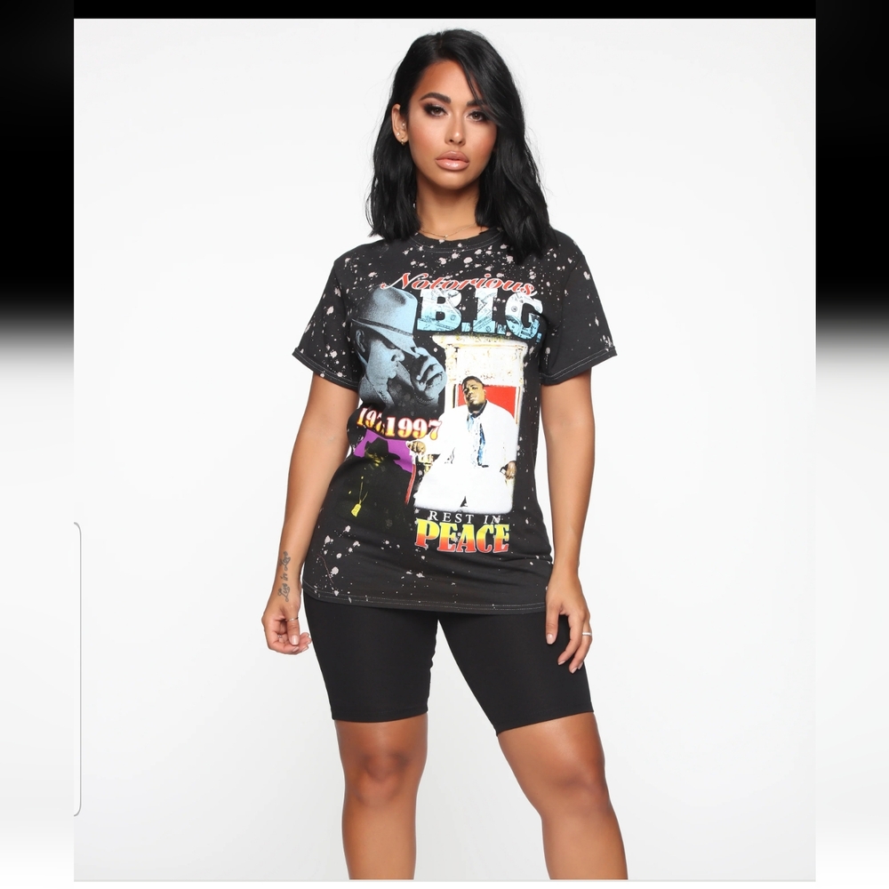 Fashion Nova size M Notrious BIG RIP t shirt